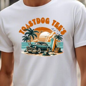 Toastdog Tee's Retro Surf T-Shirt