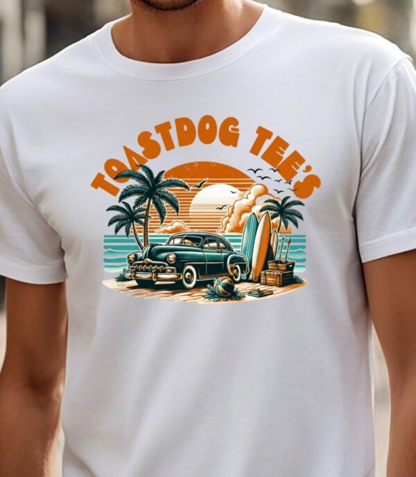 Toastdog Tee's Retro Surf T-Shirt